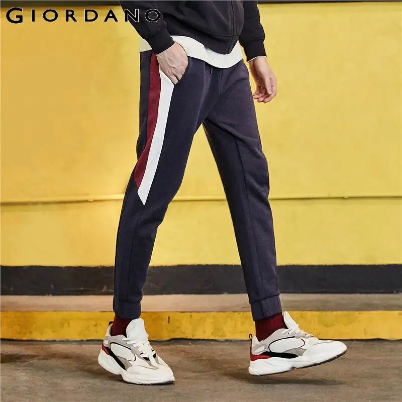 Giordano мужские спортивные брюки из двухсторонней ткани данная модель выполнена в
