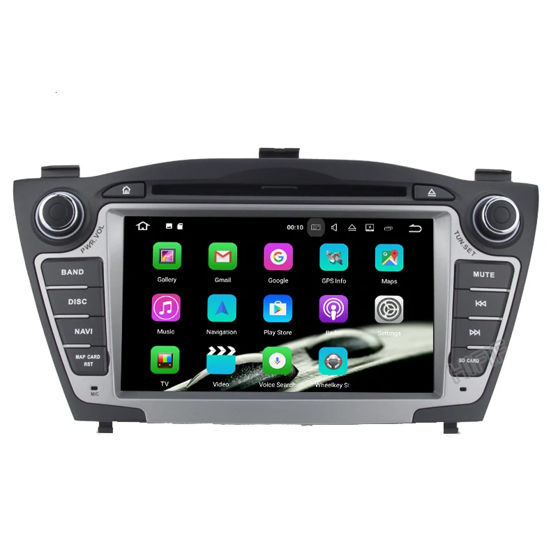 Discount IPS Car Multimedia Player Car Radio GPS Two Din Android 9.0 For Hyundai/IX35/TUCSON 2009-2015 OBD2 Bluetooth DSP 1080P Wifi 1