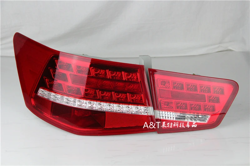 Задний светильник для Kia Forte 2010-2013 Cerato светодиодный задний фонарь Forte задний фонарь DRL+ тормоз+ Парк+ сигнальный светодиодный светильник