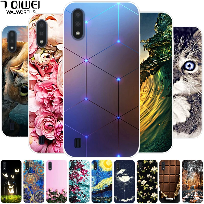 

For Samsung Galaxy A01 Case A015F 5.7'' Silicone Soft TPU Back Cover Phone Case For Samsung Galaxy A10s A10 A 01 A015G Coque