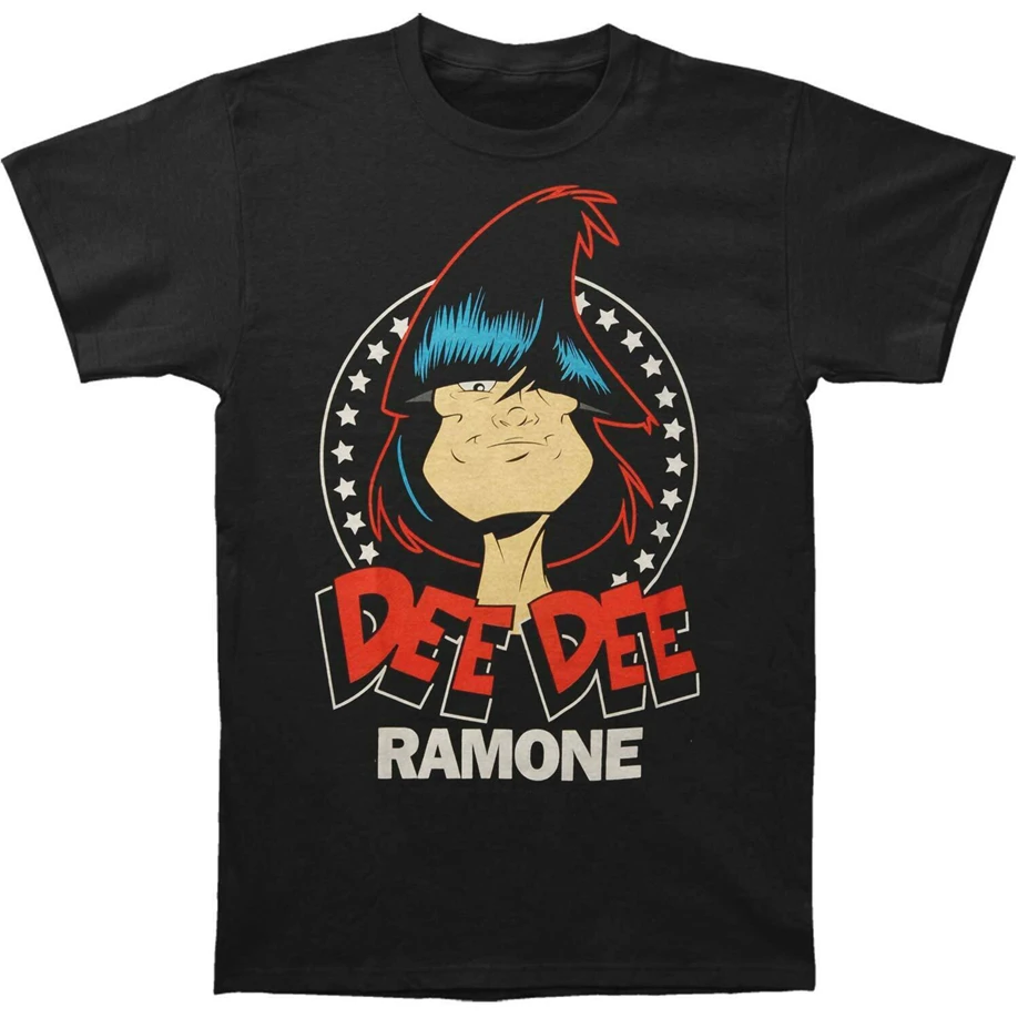 Dee Ramone Мужская облегающая футболка с принтом головы черная модная крутая | одежда