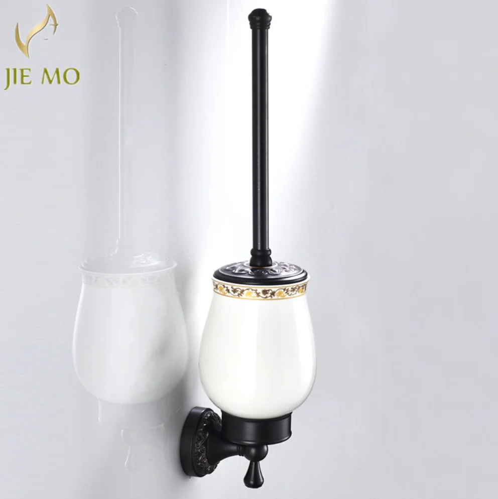 European Luxurious Bathroom Accessories Antique Bronze Toilet Brush Holder-Bath Products High quality H2395