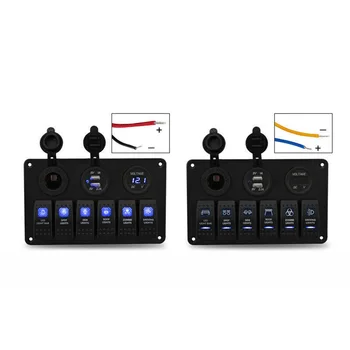

ON-OFF Toggle Switch Panel For Car SUV Marine Pre-wired IP68 Replacement