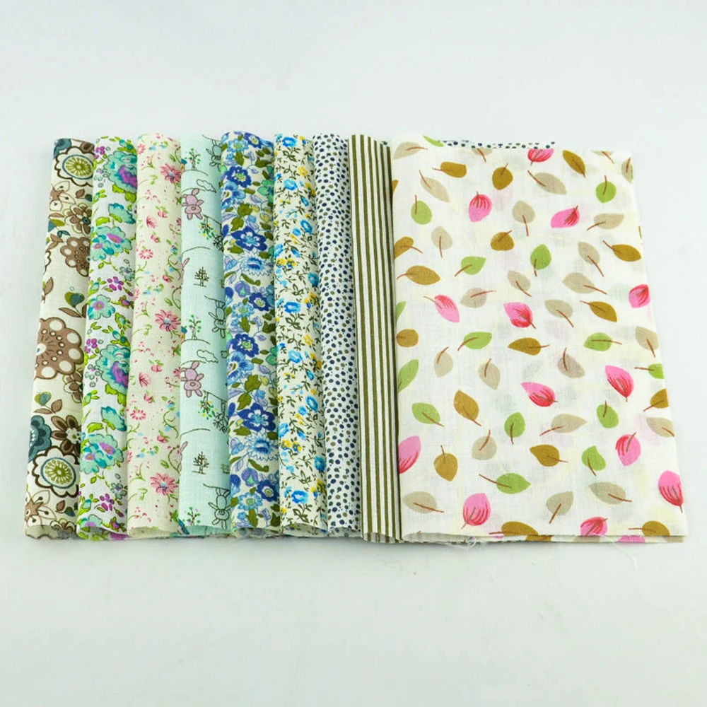 Booksew Cotton Fabric Scrpbooking No Repeat Colors and Design 50pieces Sewing Dolls Toys 10cmx12cm Fabric Other Art Work Crafts