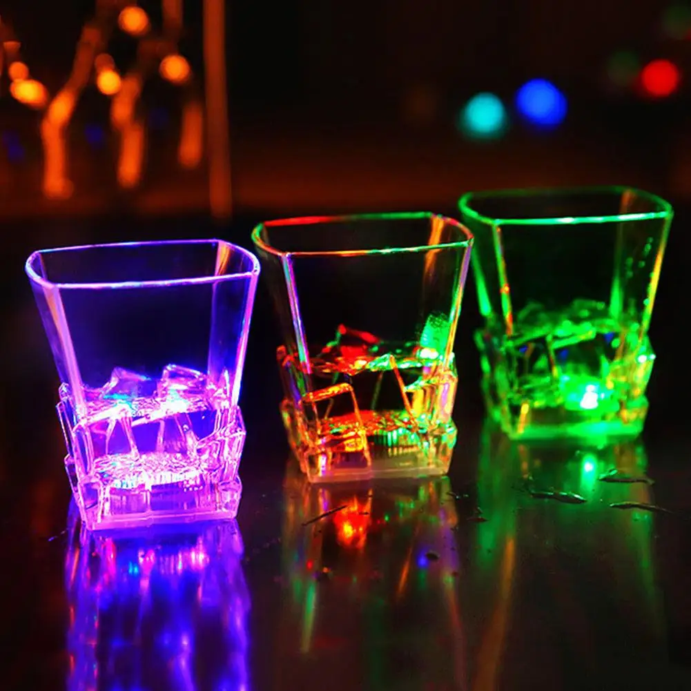 led flashing drinking glasses