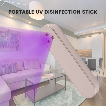 

Portable Ultraviolet Disinfection Lamp LED UV Germicidal Lamp for Home Office UVC Light Stick Sterilize Kill Mite Light