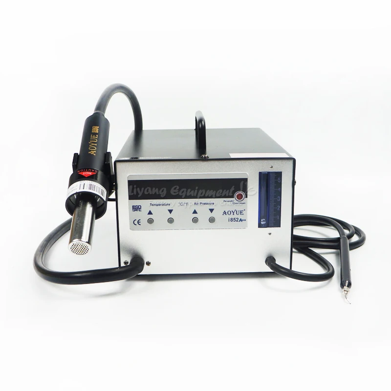 AOYUE i852A++ SMT паяльная станция 2-in-1 с 4 насадками IC для удаления всасывающей ручки, бесплатный налог в Россию