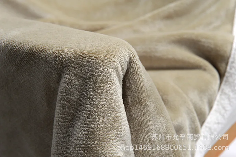 80X120cm 2 layers winter thick sherpa kids bed spread band edge baby blanket toddler quilt minky super soft furry child blanket