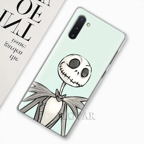 H10 Джек Скеллингтон чехол для телефона для samsung Galaxy Note 10 Plus Note 8 9 S10 S9 плюс S10e A30 A40 A50 A70 в твердом переплете - Цвет: H10