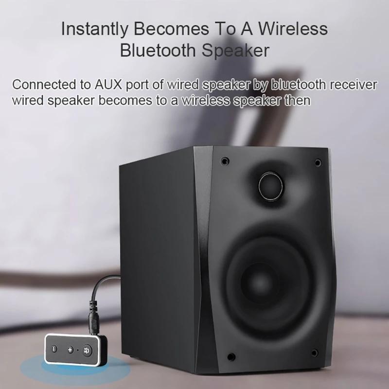 11 5,0 Bluetooth Ontvanger 5,0 стерео 3,5 мм аудио разъем AUX гарнитура громкой связи Draadloze адаптер автомобильный комплект 12 м расстояние передачи
