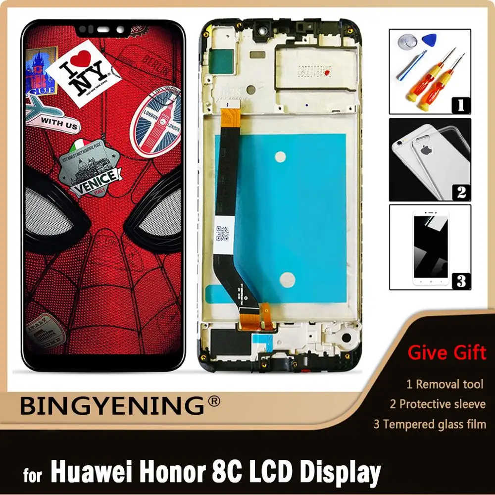 Оригинальный Для Huawei Honor 8C ЖК-дисплей с цифровым преобразователем сенсорного