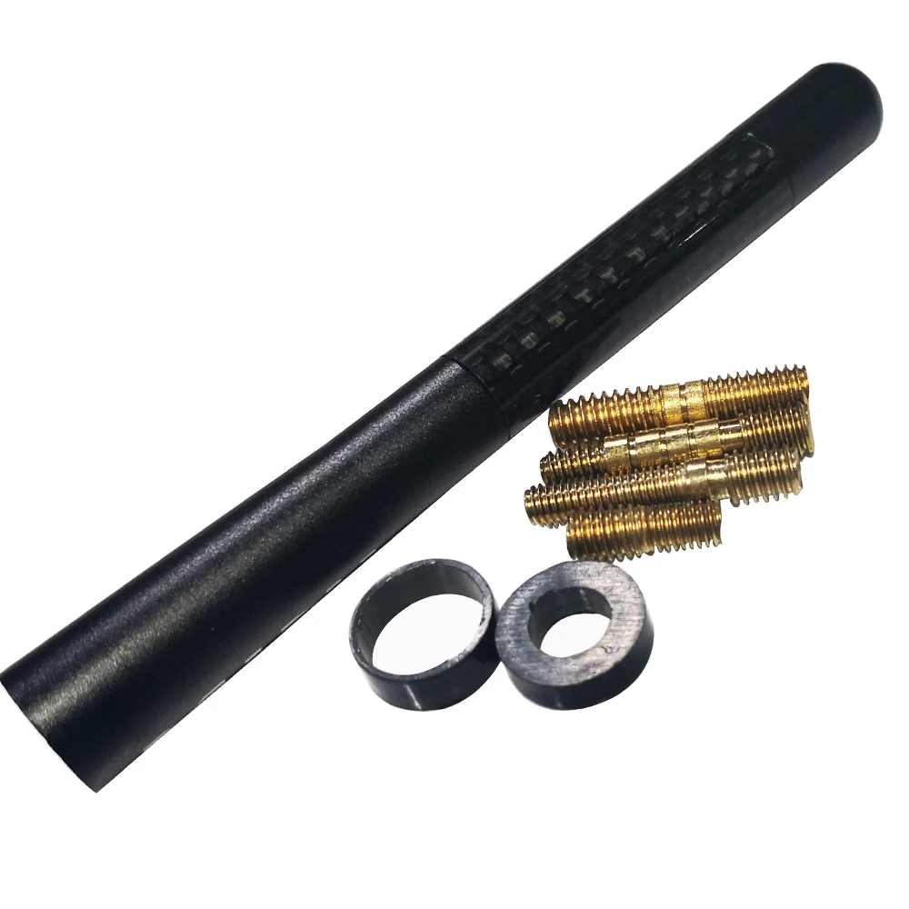 Universale Auto Tetto Mast Whip Radio Stereo Fm/Am Del Segnale Antenna Wrc Wolf Fibra Di Carbonio Antenna Corta Antenna Radio