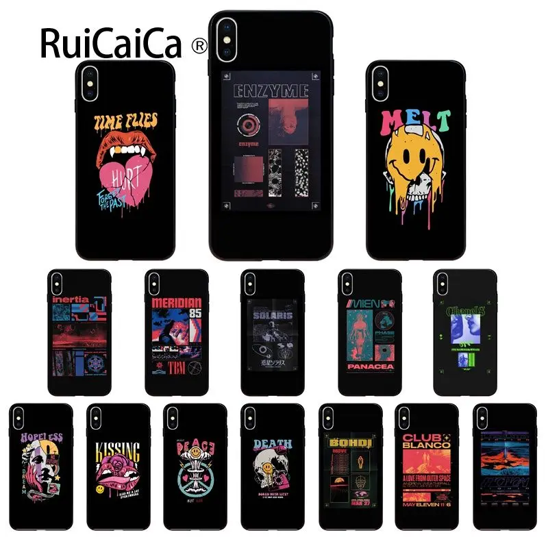 Ruicaica Ruben Martinho Темный стиль ТПУ силиконовый чехол для телефона Apple iPhone 8 7 6 6S Plus X XS MAX