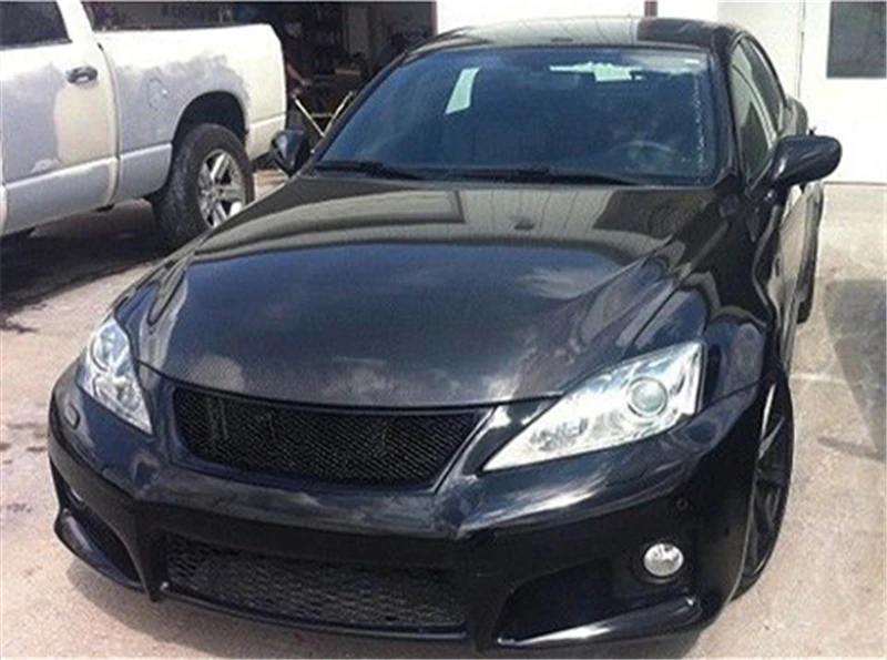 Подходит для гоночных грилей LEXUS IS F, 2008, 09, От 10 до 13 лет, углеродное волокно, Refitt, передняя, Центральная, гоночная решетка, крышка, аксессуары