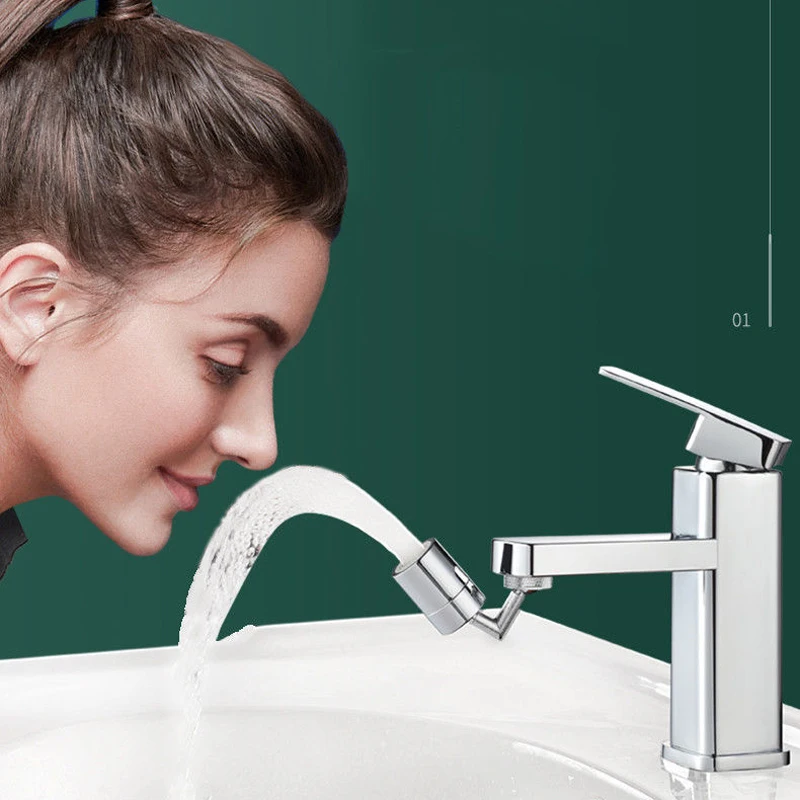 Universal 720 Degree Faucet Head Tap Aerator 720D Rotation Splashproof Swivel Water Saving For Bathroom Embout Robinet | Дом и сад