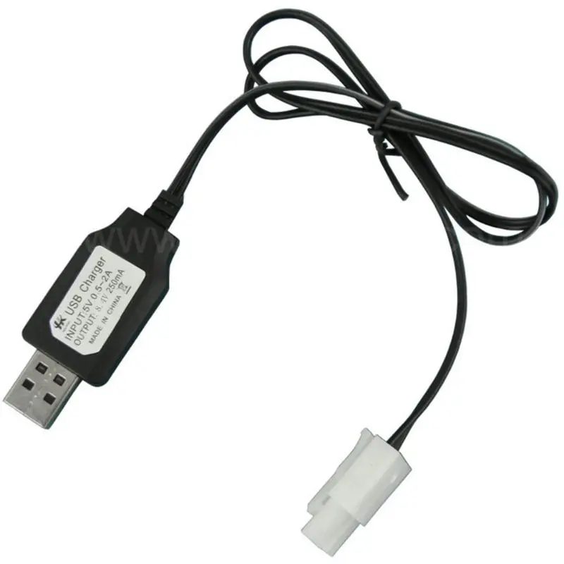L43D Charging Cable Battery USB Charger Ni-Cd Ni-MH Batteries Pack KET-2P Plug Adapter 8.4V 250mA Output Toys Car