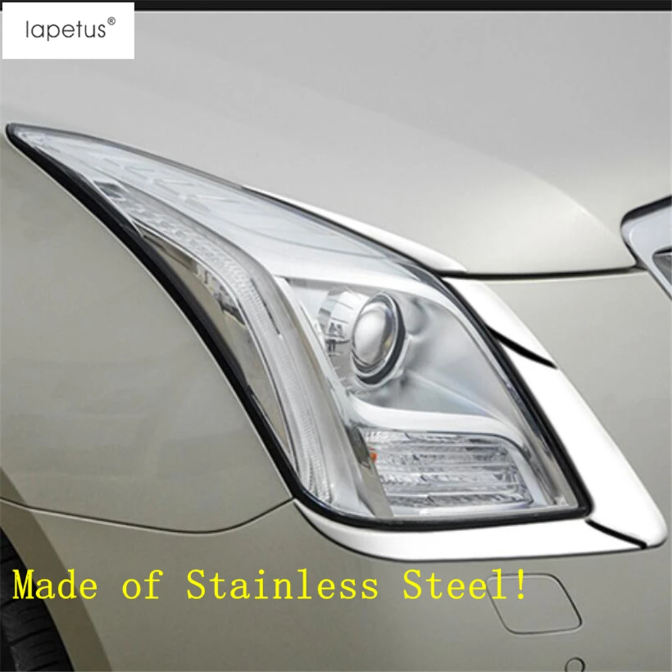 Аксессуары Lapetus, подходят для Cadillac XTS 2013-, передние фары, лампы для век, бровей, накладные полосы, формовочный чехол, комплект, отделка