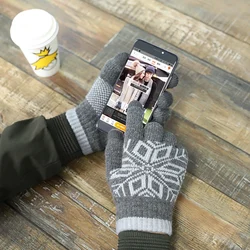 Winter Skiing Gloves Men Women Warm Outdoor Cycling Motorcycle  Gloves Waterproof Non-Slip Riding Gloves Full Finger Mittens