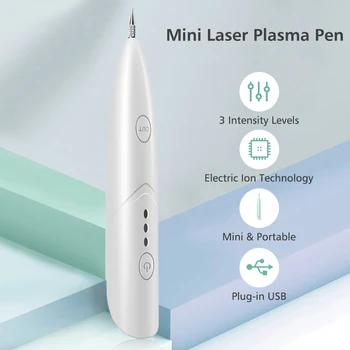 

Laser Plasma Pen Mole Removal Dark Spot Remover Face Beauty Instrument Wart Tag Tattoo Remaval Pen Painless Medical Beauty
