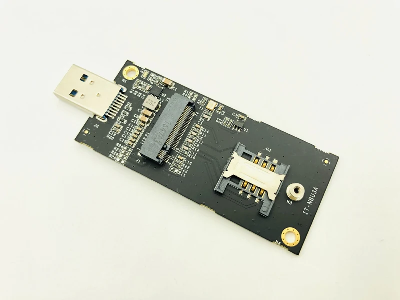 Сетевые карты USB Ethernet USIM адаптер NGFF M.2 ключ B к USB 3,0 карта для настольного ПК с sim-разъемом 6pin для модуля WWAN/LTE