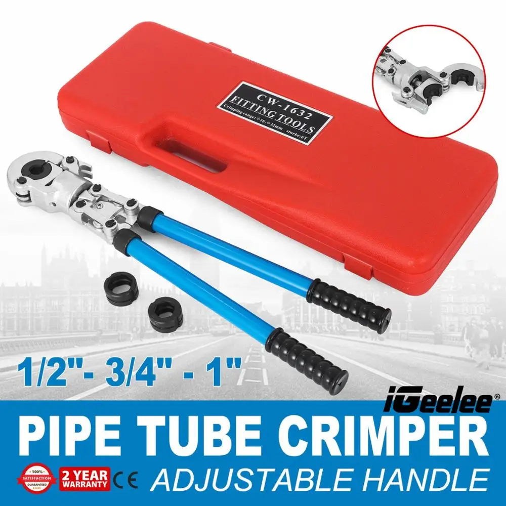 Copper Pipe Press & Pex Crimp Tool Elkhart Conex Viega Propress Nibco