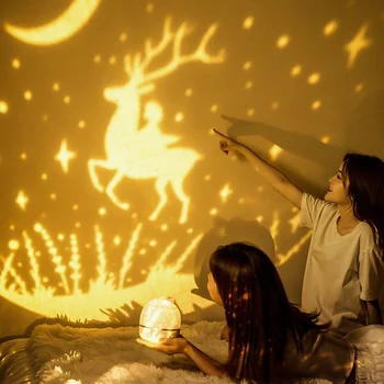 

Night Lights Valentine's Day Gift Rechargeable Star Night Light Projector Gift For Girl Kids Bedroom Living Room Decoration