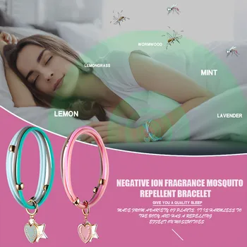 

Adult Mosquito Repellent Anion Aromatherapy Fashion Anti-mosquito Bracelet for Women Pest Repellents Clip Anti-mosquito Killer