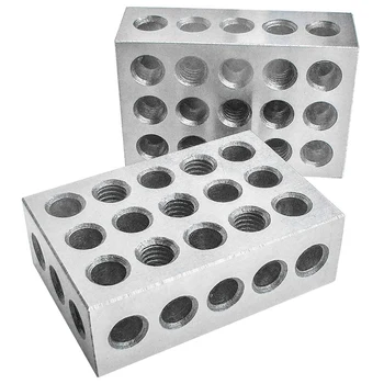 

GTBL Hardened Steel Blocks 23 Holes Parallel Clamping Block Lathe Tools Precision 0.0002Mm for Machine Tool
