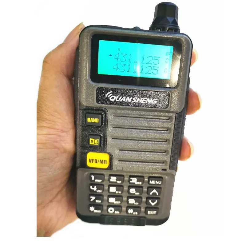 Quansheng uv-r50-2 Двухсекционный двойной дисплей портативная рация наружная серия для вождения для путешествий Платформа 5 Вт Мощность