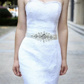 

TOPQUEEN S01A pearl belts gifts for bridemaids diamond belt wedding accessories pearl belts for wedding dresses jeweled belt