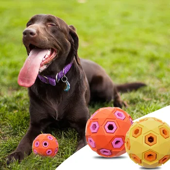 

Funny Pet Dog Ball Toy Colorful Bouncing Training Toys For Dogs Cats Soft Interactive Chew Entertainment Ball Toys#0803g30