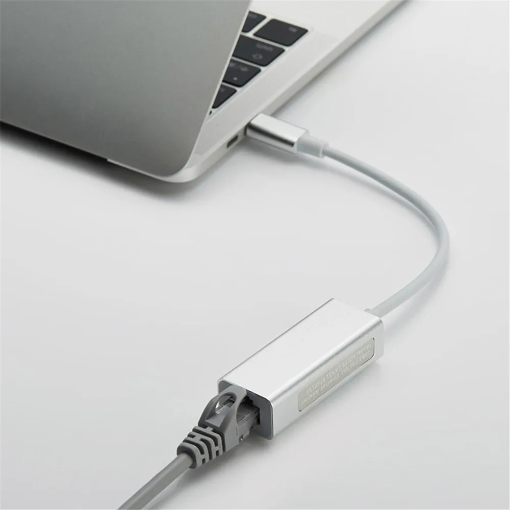 Адаптер Ethernet типа C сетевая карта USB-C типа C в Ethernet RJ45 Lan