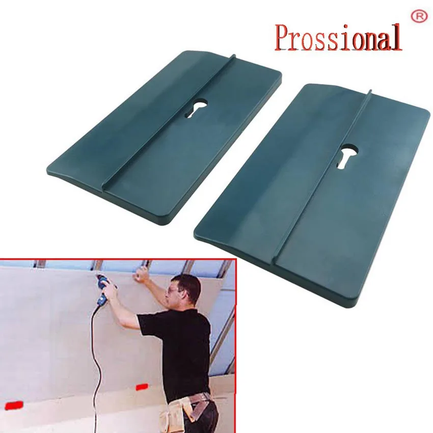 2PCS Drywall Fitting Tool Plasterboard Fixing Tool Supports The Board in place while fixing  Ceiling Sloped walls Decoration