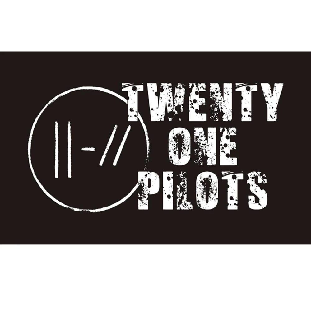 Дешевые 3x5ft Twenty One Pilots флаг баннер для украшения внутри и снаружи двери полиэстер