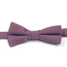 Фиолетовый узорный галстук-бабочка с узорами предварительно завязанный Галстук-бабочка s