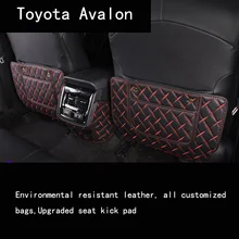 Защитный коврик из искусственной кожи с защитой от ударов, детское автомобильное сиденье, защита от грязи, аксессуары для интерьера Avalon Camry 2019s