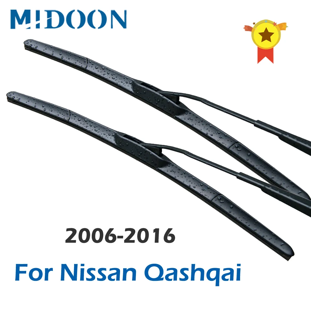 Набор передних и задних стеклоочистителей MIDOON для Nissan Qashqai J10 J11 2006 2007 2008 2009 2010 2011