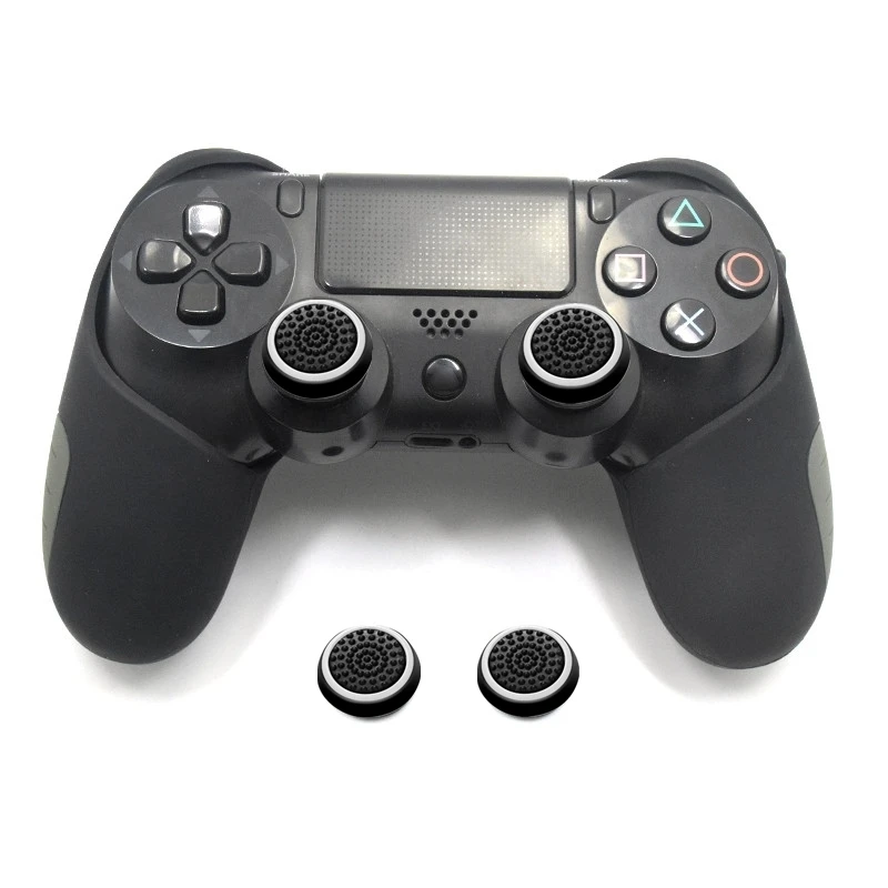 Силиконовый чехол для контроллера для Dualshock 4 чехол для PS4 Pro Slim крышки контроллеров джойстик Гибкая защитная пленка