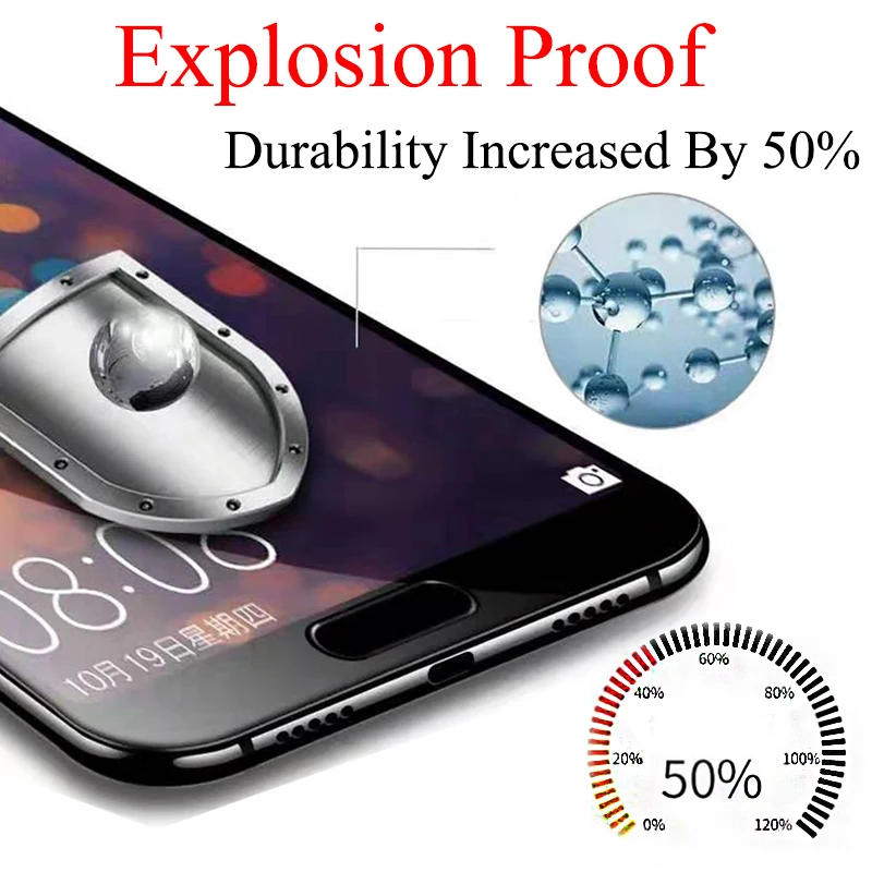 Screen Protective Glass for Huawei P30 P20 P20pro P20lite Full Cover Crystal Tempered Glass for huawai P20 P30 Lite Protection