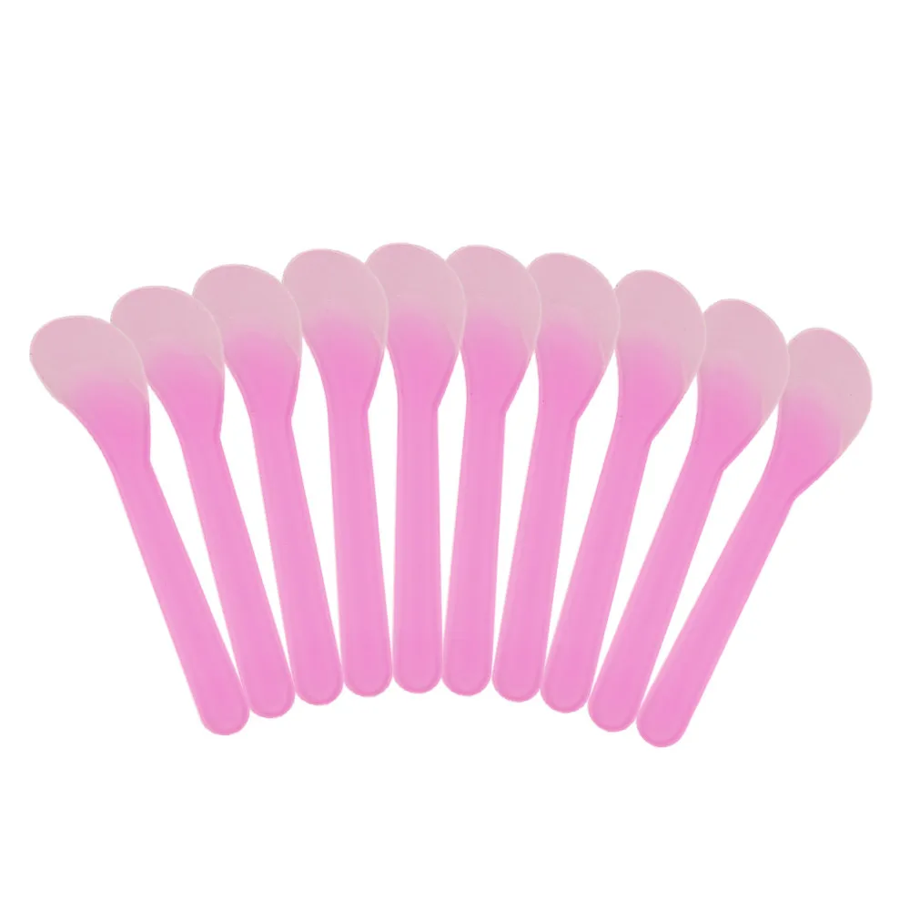 100PCS Cosmetic Mask Mixing Spoon Spatulas Disposable Plastic Tattoo Spatula Facial Cream Mask Tip Spatulas