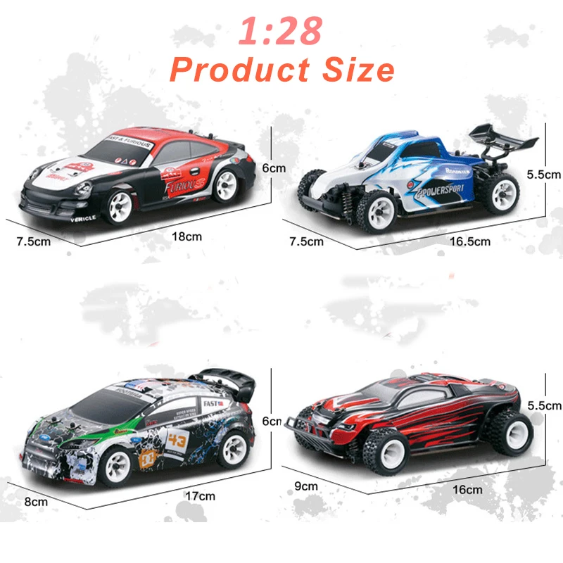 30 км/ч Радиоуправляемый Wltoys 1:28 RTR Радиоуправляемый автомобиль 2,4G 4WD 4 канала Дрифт гоночный автомобиль K969/K979/K989/P939 для выбора автомобиля с дистанционным управлением