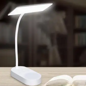 

LED Charging Table Lamp Multifunctional Flexible Rotating Night Light For Eye Protection White Light