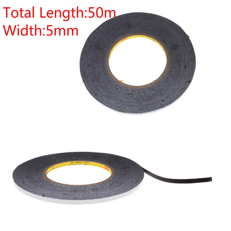 

50M 5mm Double Sided Adhesive Tap Sticker For Phone LCD Pannel Display Screen Repair Housing Tool Hardware Repair Tape