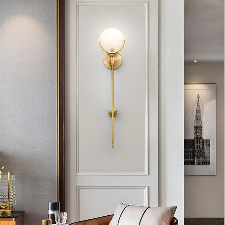 

modern wall lamp mirror light wood dining room corridor living room lampara pared cabecero de cama