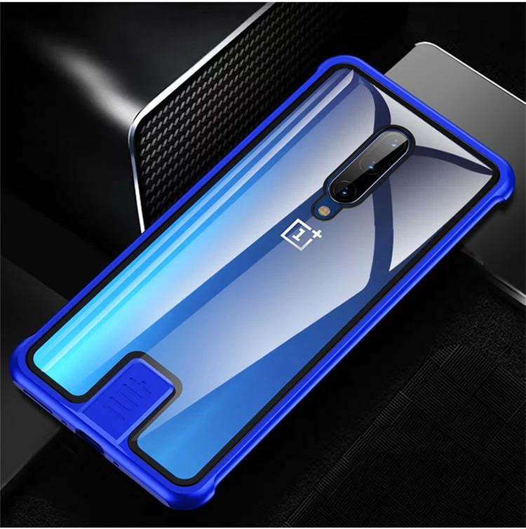 Роскошное Безрамное алюминиевое бампер чехол для телефона для Oneplus 7 Pro металлическая рамка+ закаленное стекло чехол для Oneplus 7 противоударный чехол