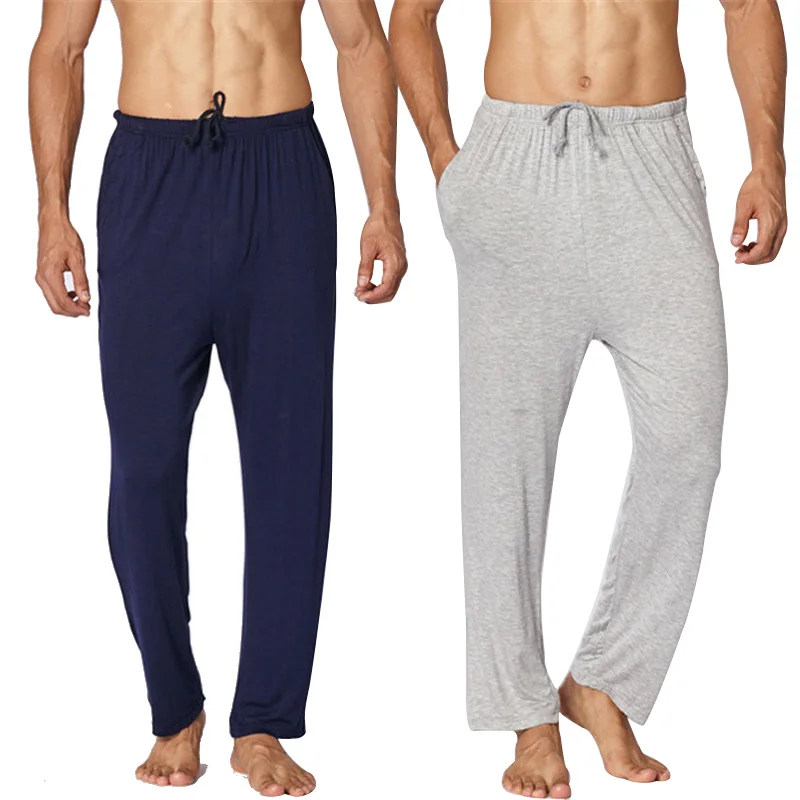 Fall Apparel Hot Men Modal Cotton Pajama Sleepwear Pants Plus Size Yoga Fitness Comfortable Bottoms Man Casual Home Trousers