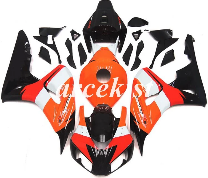 Литьевая Форма ABS мотоцикл обтекатели комплект подходит для CBR1000RR 06 07 CBR 1000RR CBR1000 2006 2007 тела набор белый красный