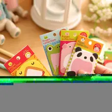 Papeterie séries animaux de la forêt, papier mémo mignon, fournitures scolaires et de bureau pour Zoo Panda chats S3i8