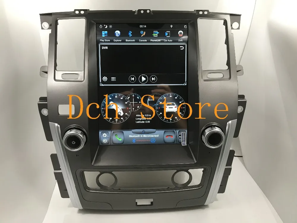 12,1 вертикальный Тесла стиль Android 8,1 автомобиля DVD gps для Nissan Patrol 2010 2011 2012 2013 навигации PX6