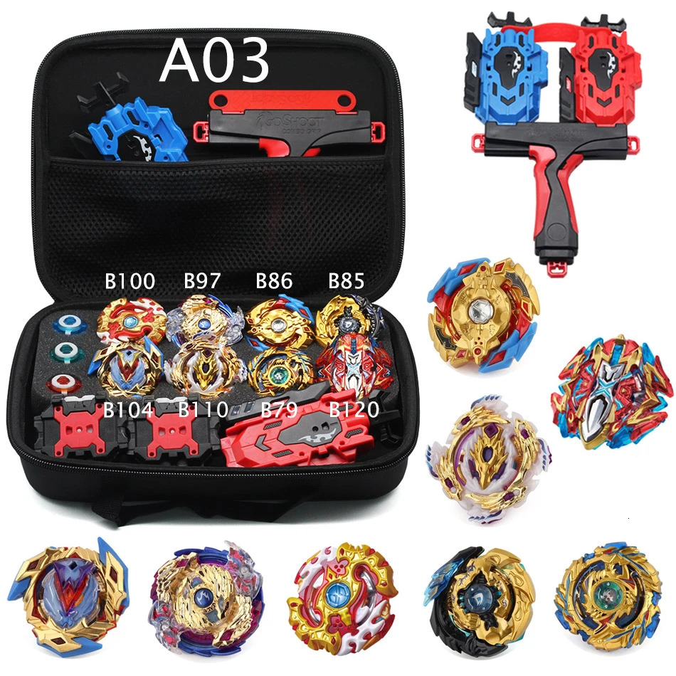 Beyblade Arena Beyblade Набор коробка B-150 B-149 Burst Beyblade с пусковым устройством плавленый металлический волчок игрушки Bayblade коробка для хранения - Цвет: A03